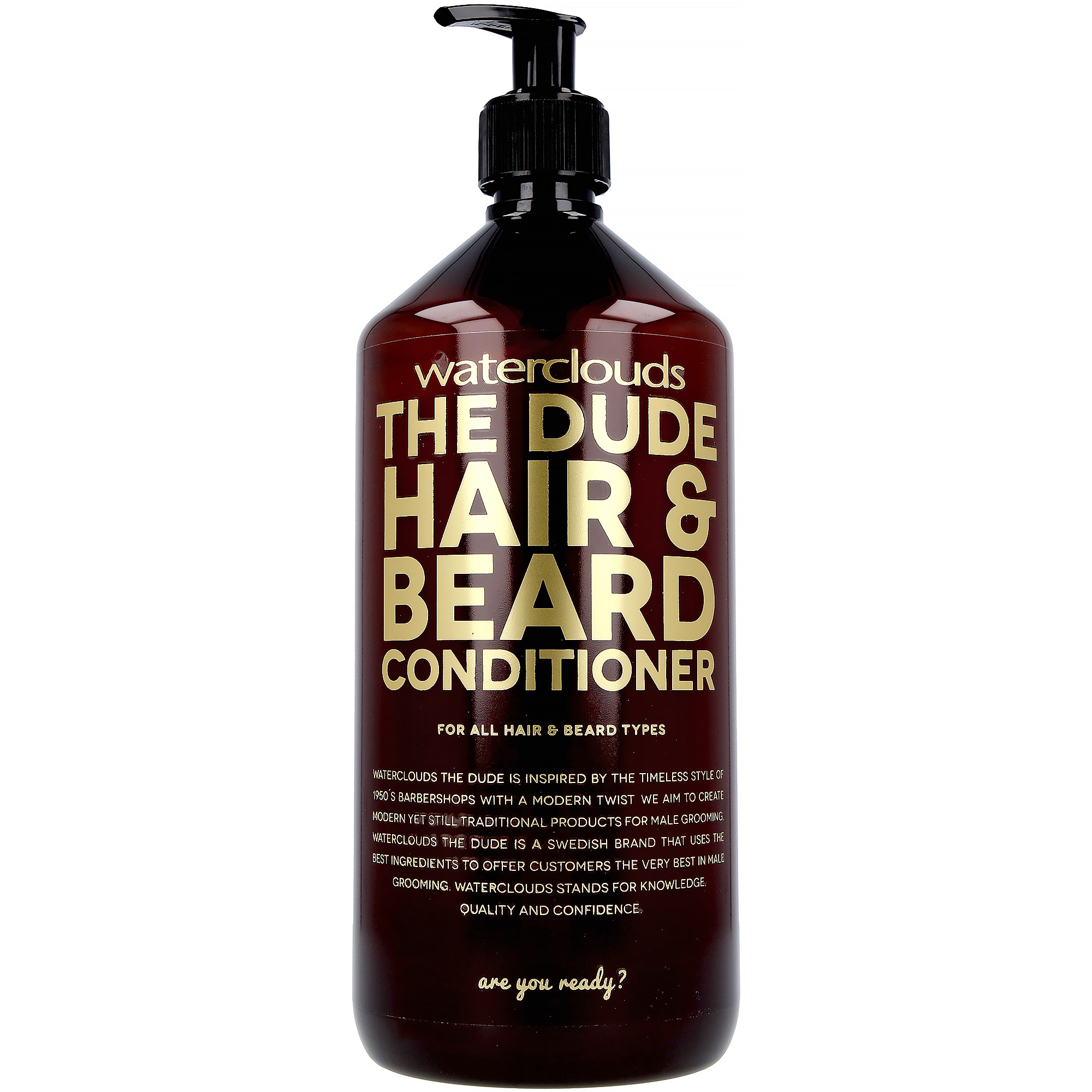 Läs mer om Waterclouds The Dude Hair & Beard Conditioner 1000 ml