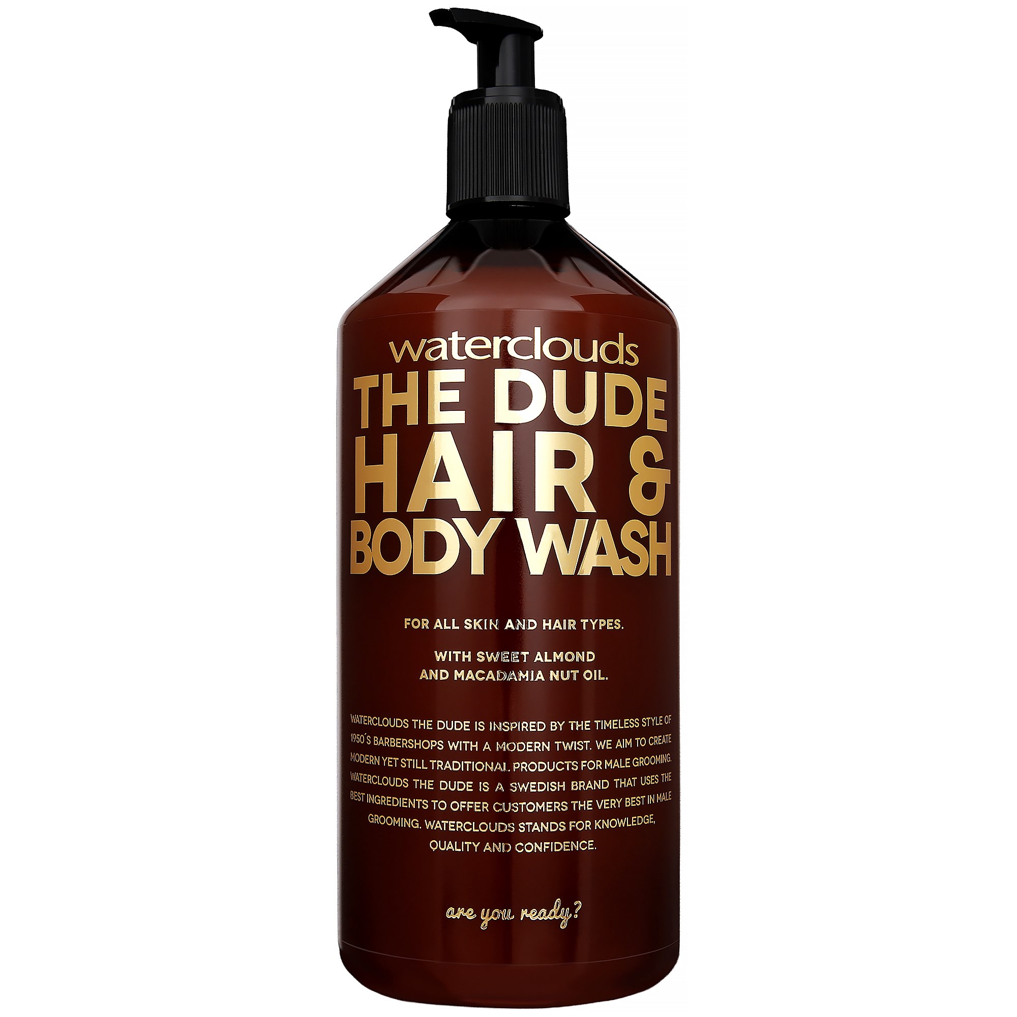 Waterclouds The Dude Hair & Body Wash 1000 ml billede