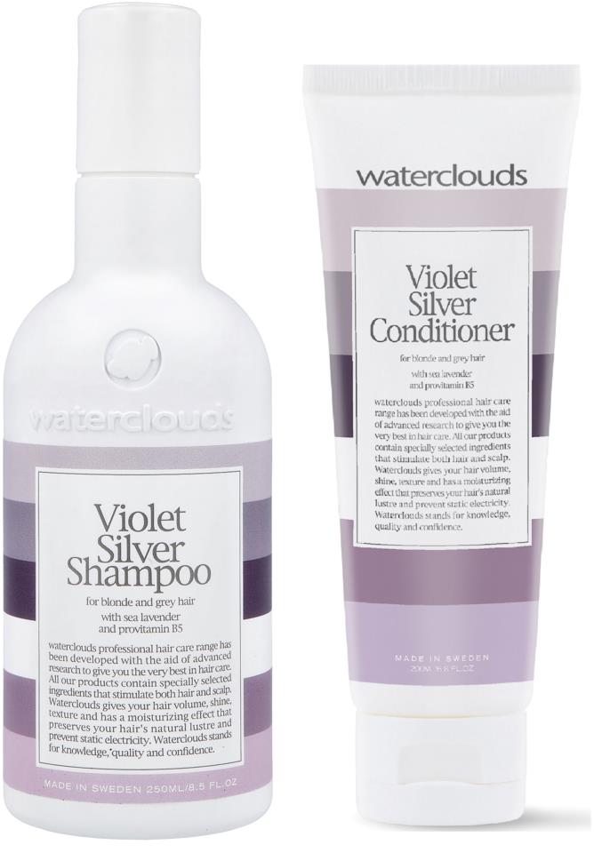 Waterclouds Violet Silver Pack