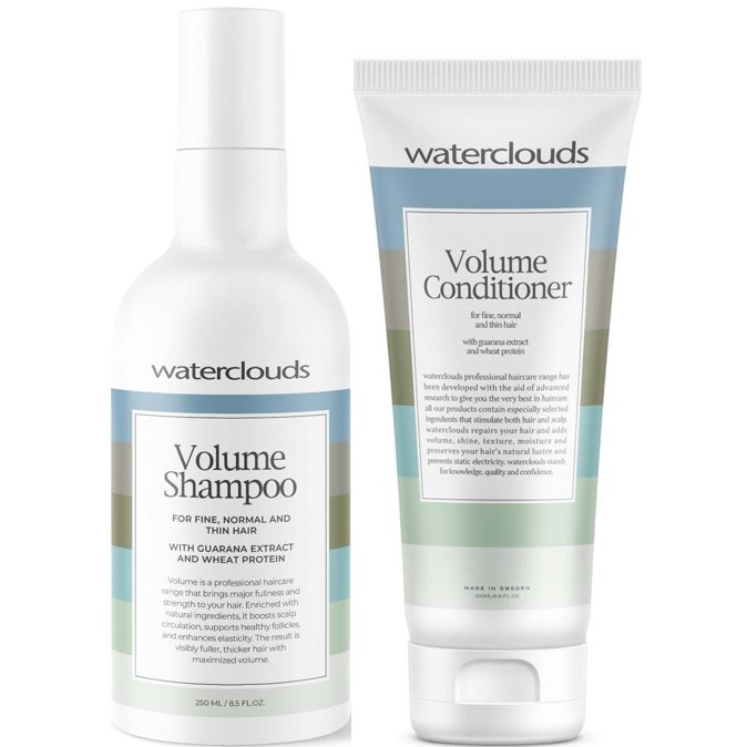 Waterclouds Volume Shampoo 250 ml & Conditioner 200 ml