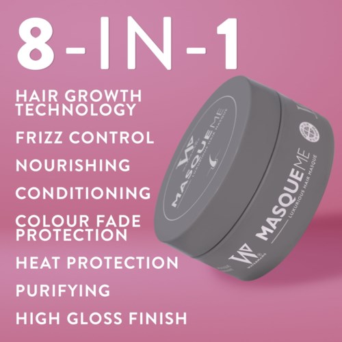 Маска для волос Watermans Masque Me Luxurious 8 in 1 Treatment для сухих, повреждённых и ломких волос, 200 мл — фото 4