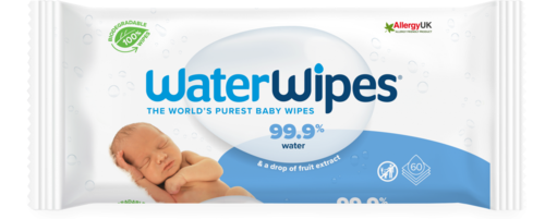Water Wipes Biodegradable BabyWipes 60 pcs