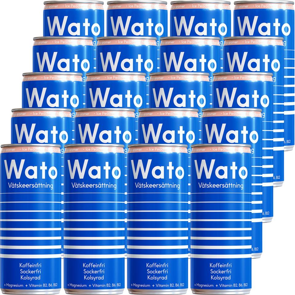 Wato Rehydration Drink Ice-Peach 20-Pack