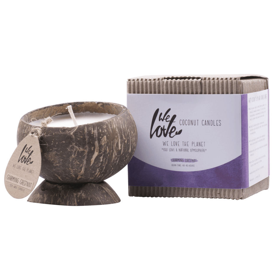 Läs mer om We Love The Planet Coconut Candle Charming Chestnut