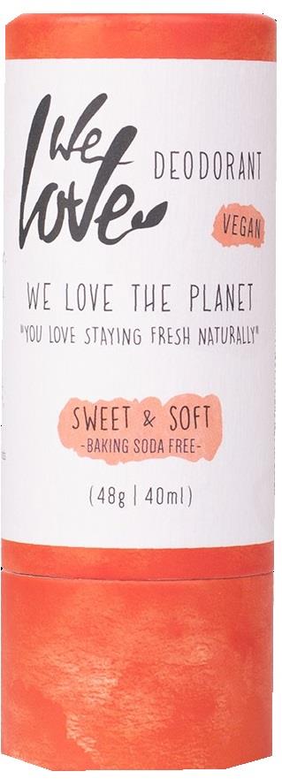 We Love Vegan Deostick Sweet and Soft 48 g
