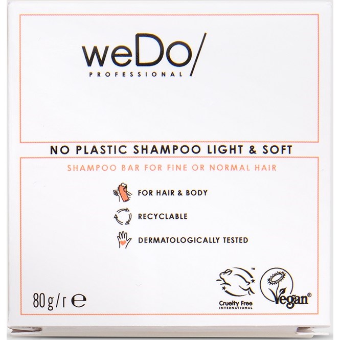 weDo No Plastic Shampoo Bar Light & Soft 80 g