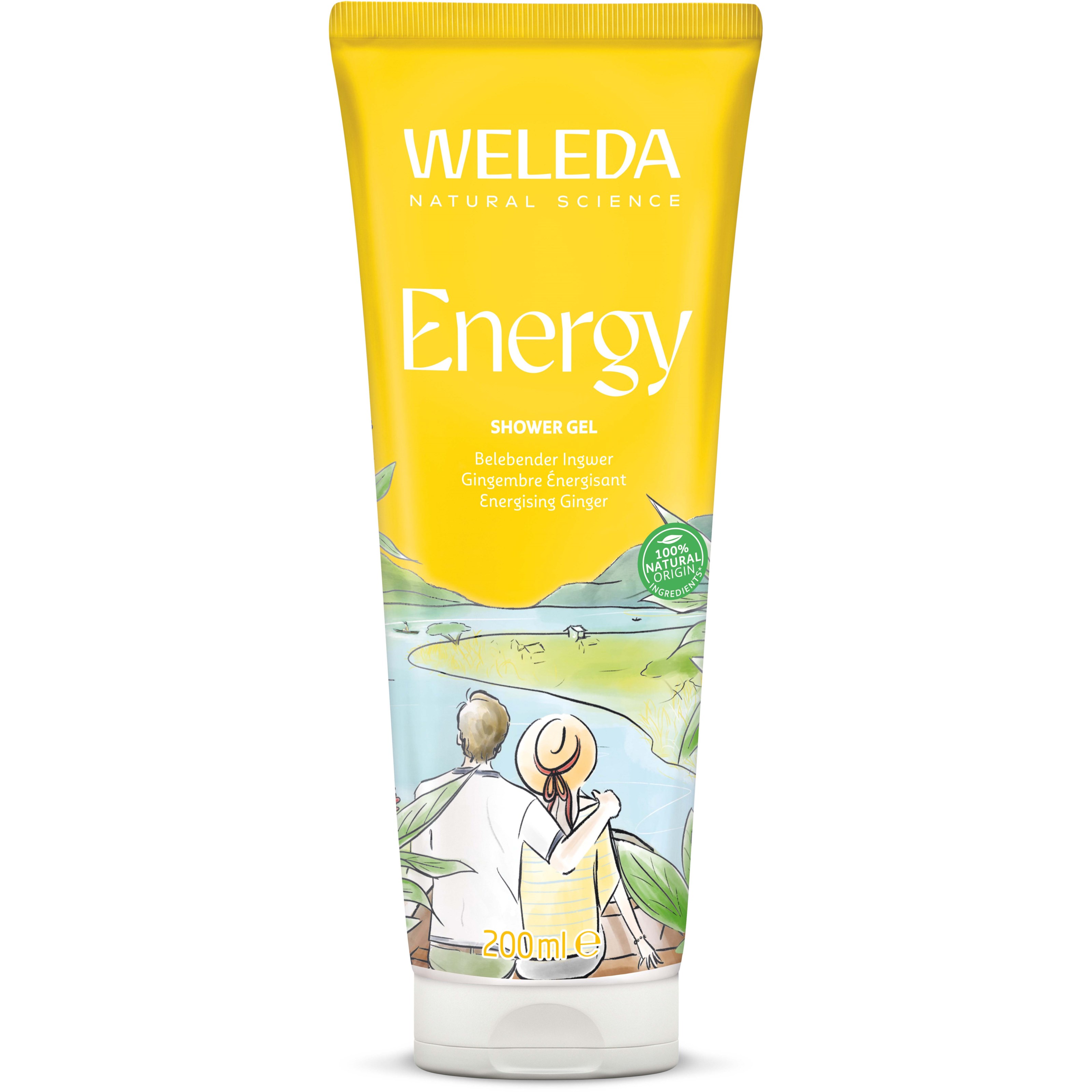 Weleda Energy Shower Gel Ginger 200 ml billede