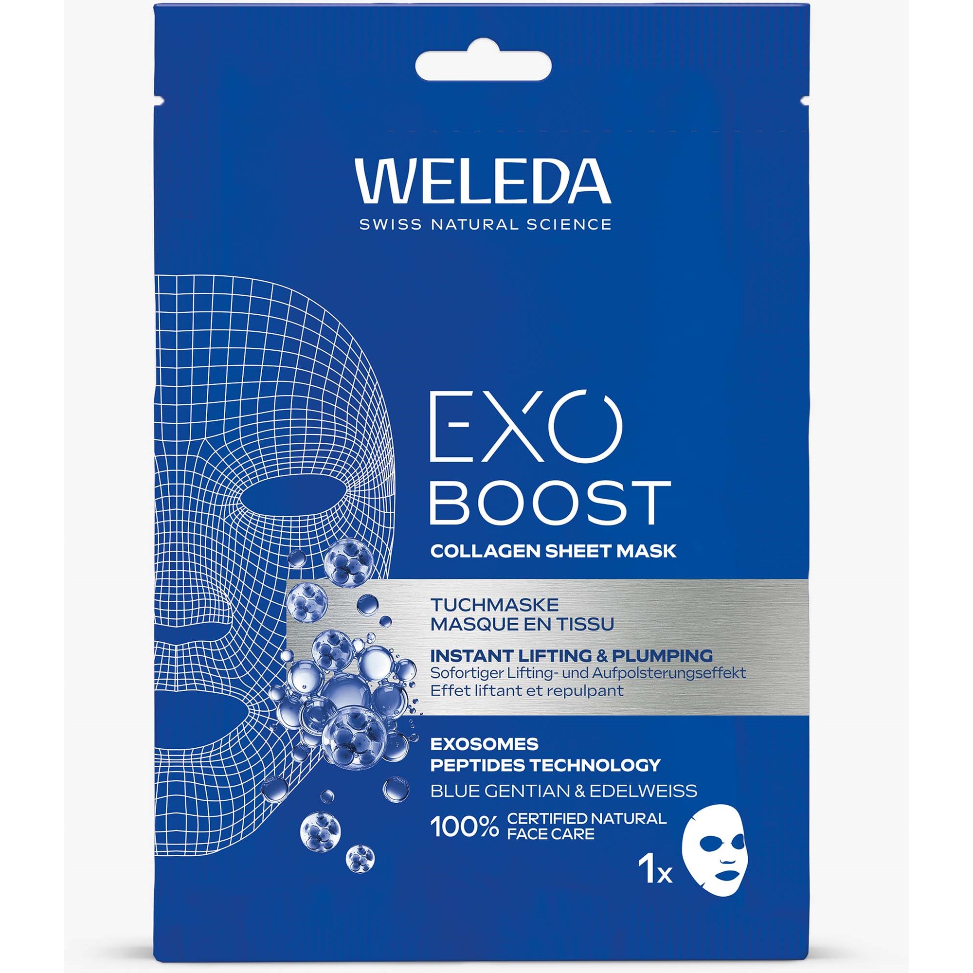 Weleda Exo Boost Collagen Sheet Mask 20 ml