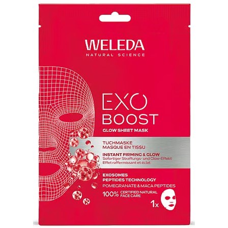Weleda Exo Boost Glow Sheet Mask Pomegranate 20 ml