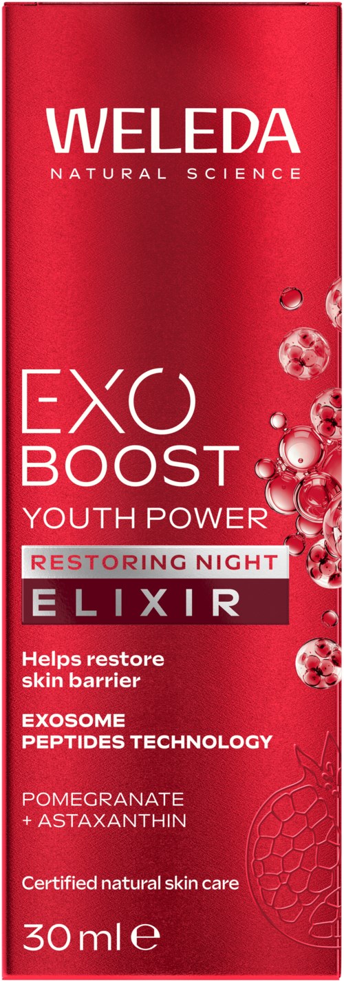 Weleda Exo Boost Youth Power Night Restoring Elixir Pomegranate 30 ml