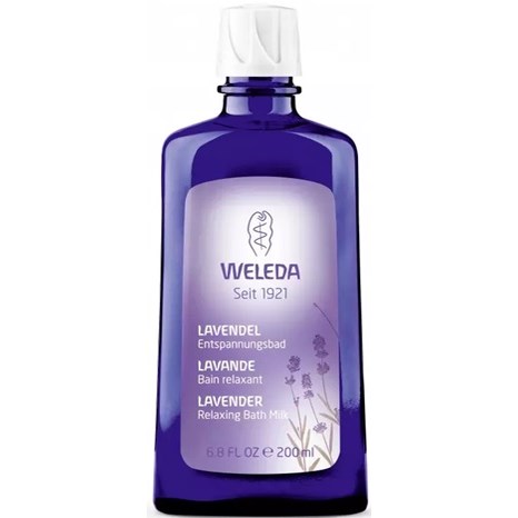 Weleda Lavender Relaxing Bath Milk 200 ml billede