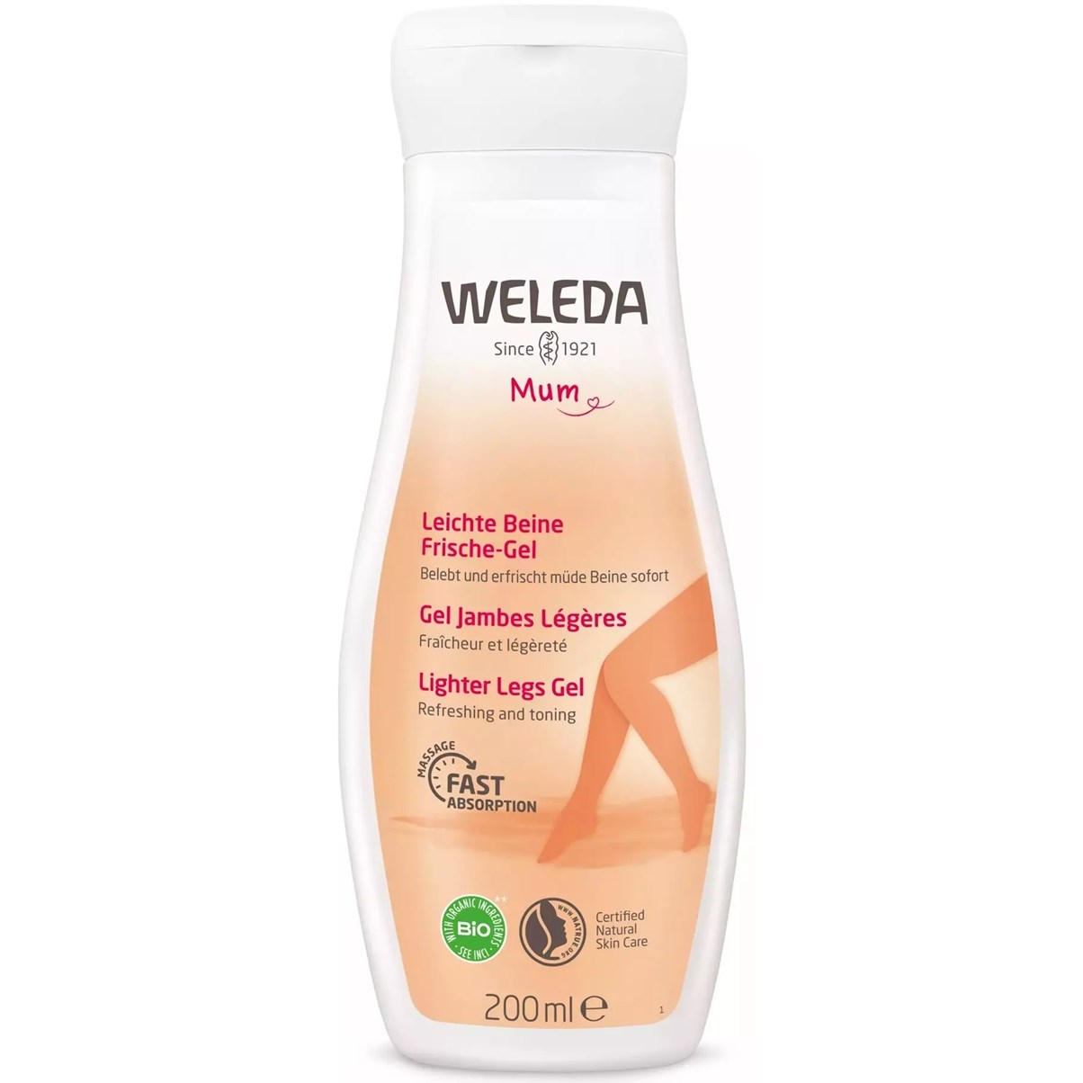 Weleda Mum Lighter Legs Gel 200 ml (obrázok 3)