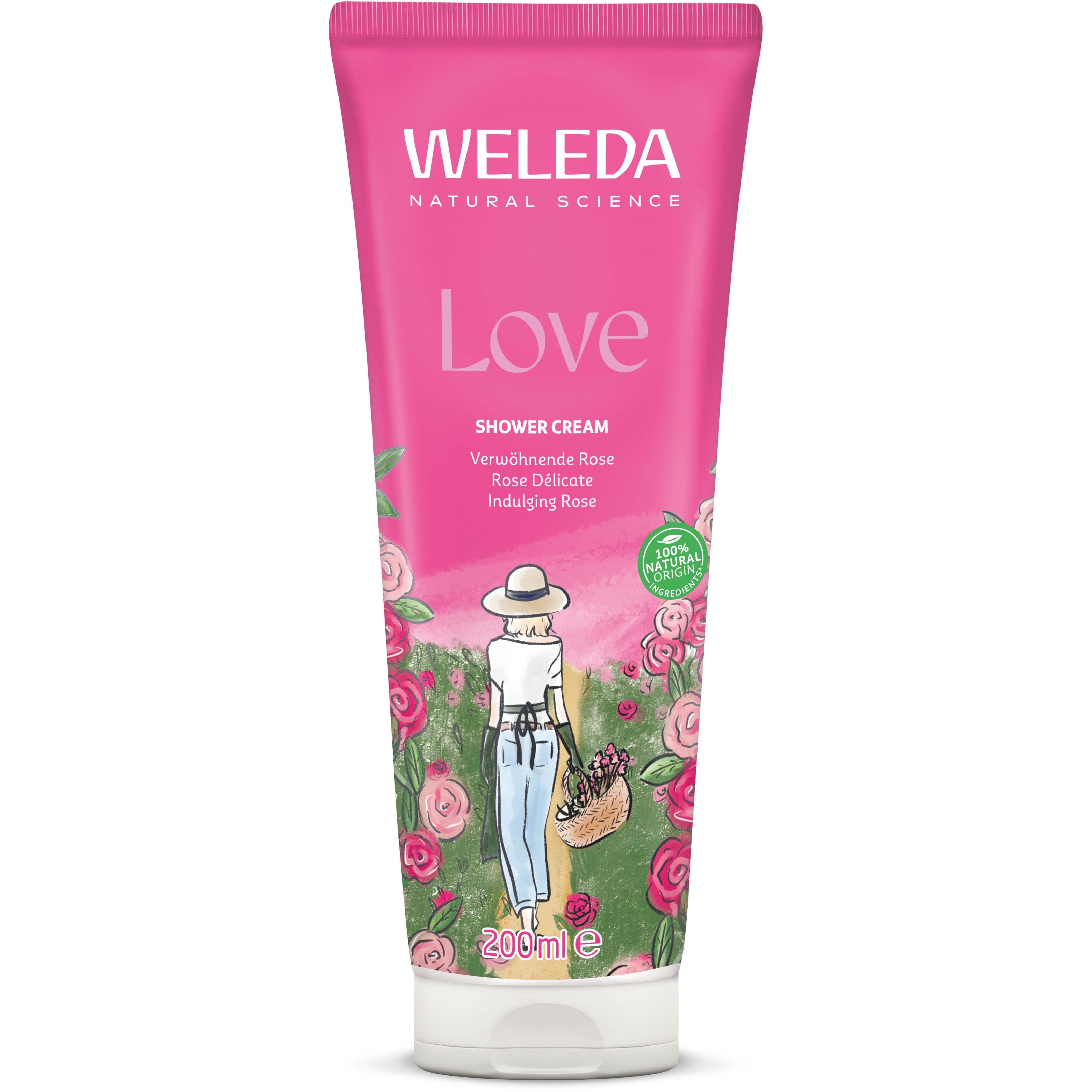 Weleda Love Shower Cream Rose 200 ml