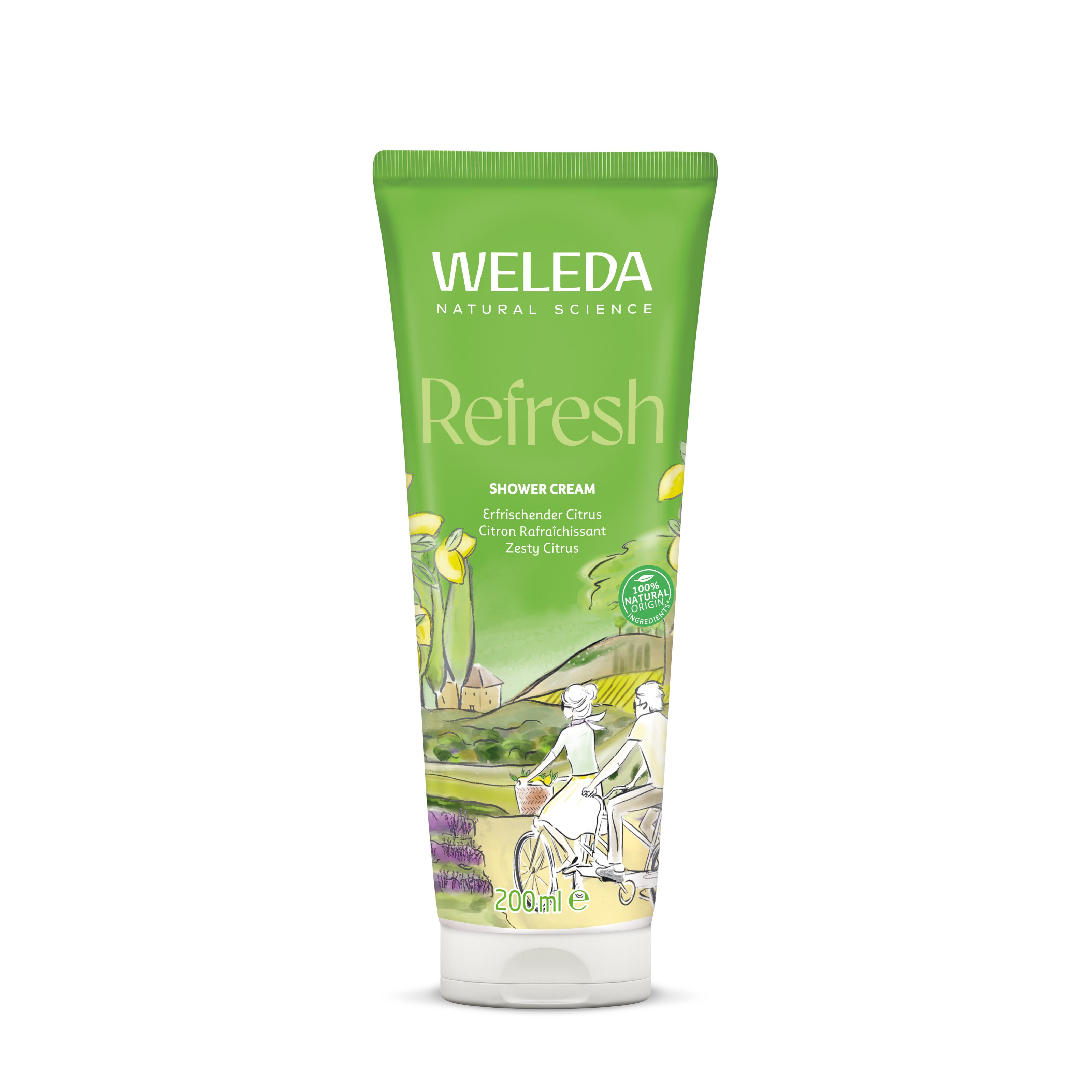Weleda Refresh Shower Cream Citrus 200 ml billede