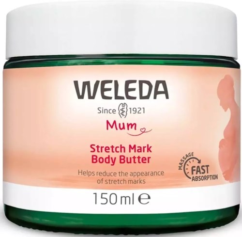 Баттер для тела Weleda Mum Stretch Mark Body Butter, против растяжек, с маслом какао и ши, 150 мл — фото 3