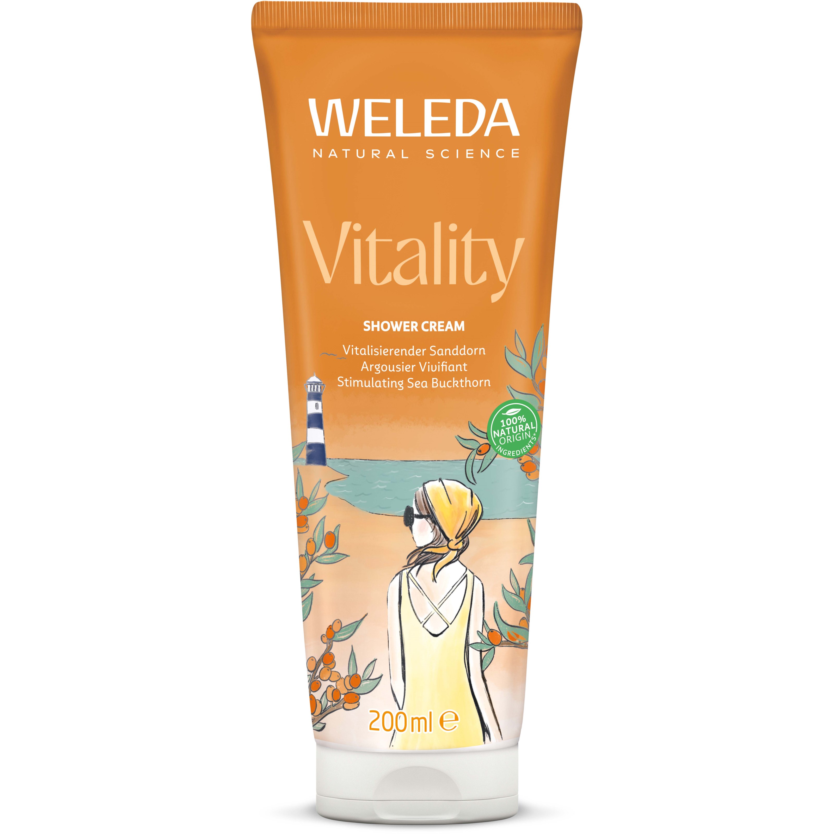 Weleda Vitality Shower Cream Sea Buckthorn 200 ml billede
