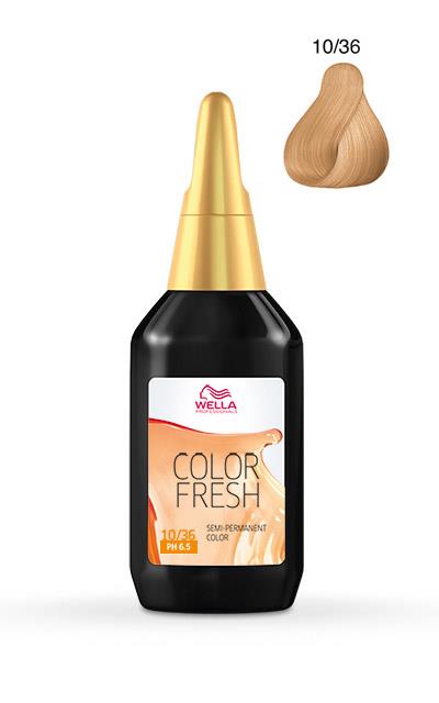 Wella Color Fresh 10/36 Lightest Blonde Gold Violet