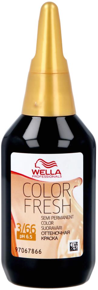Wella Color Fresh 3/66 Dark Intensive Violet Brown 