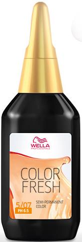 Wella Professionals Color Fresh Wella 5 07 Light Natural Brunette Brown Lyko Com