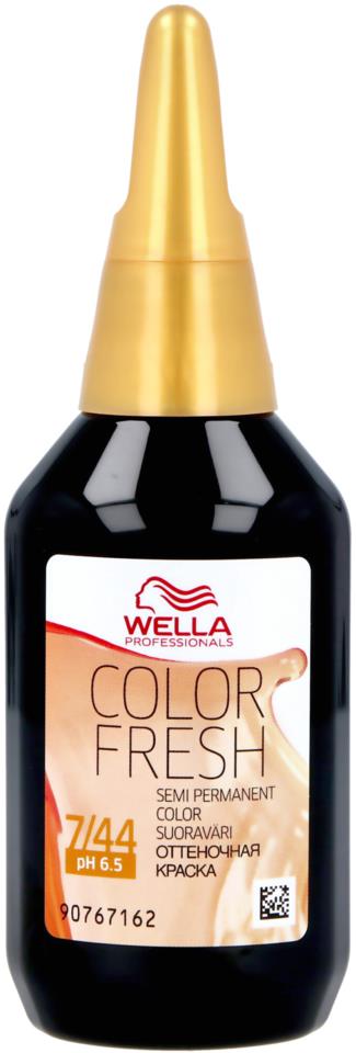 Wella Color Fresh 7/44 Medium Intense Red Blonde