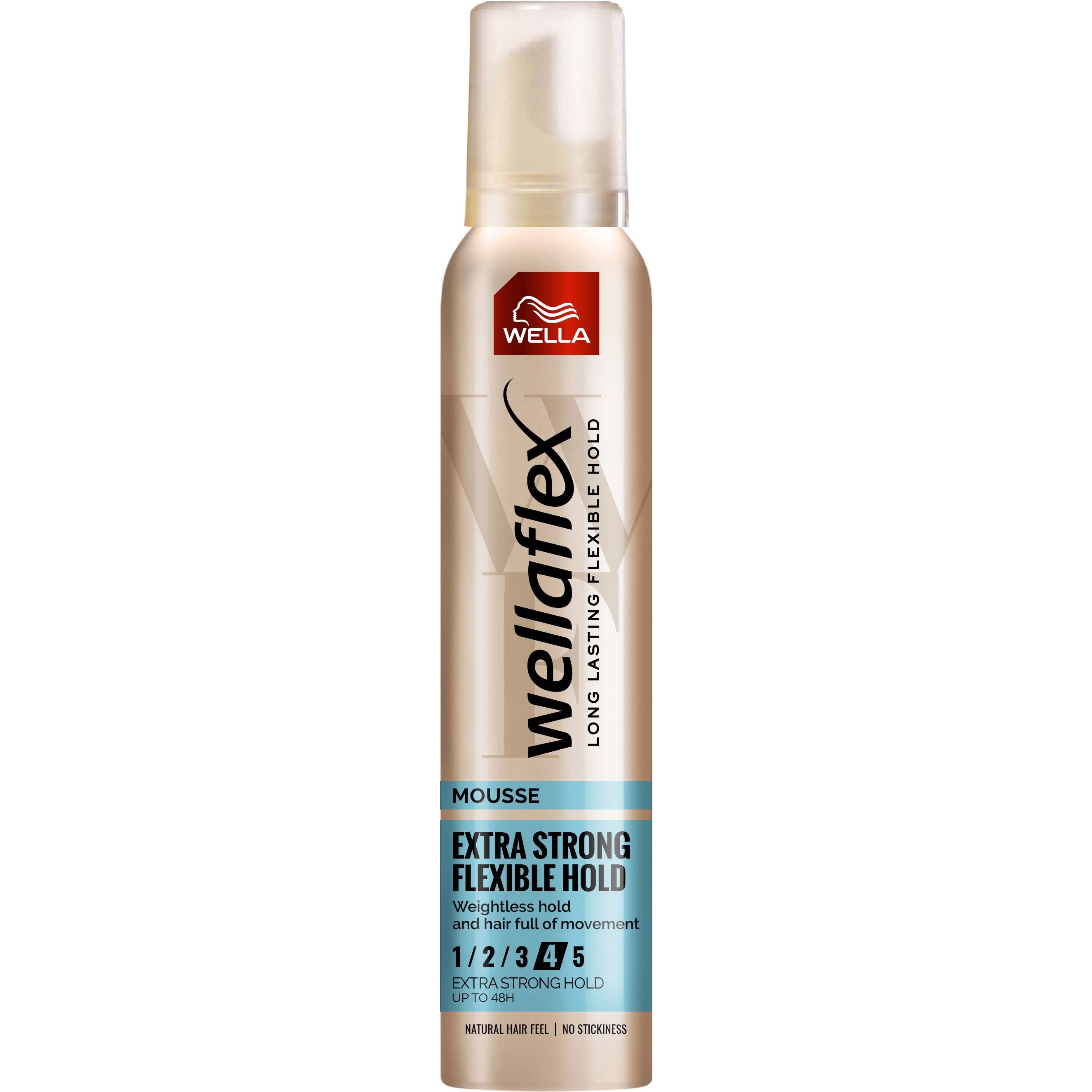 Wella Wellaflex Invisible Hold Extra Strong Hold Mousse 200 ml
