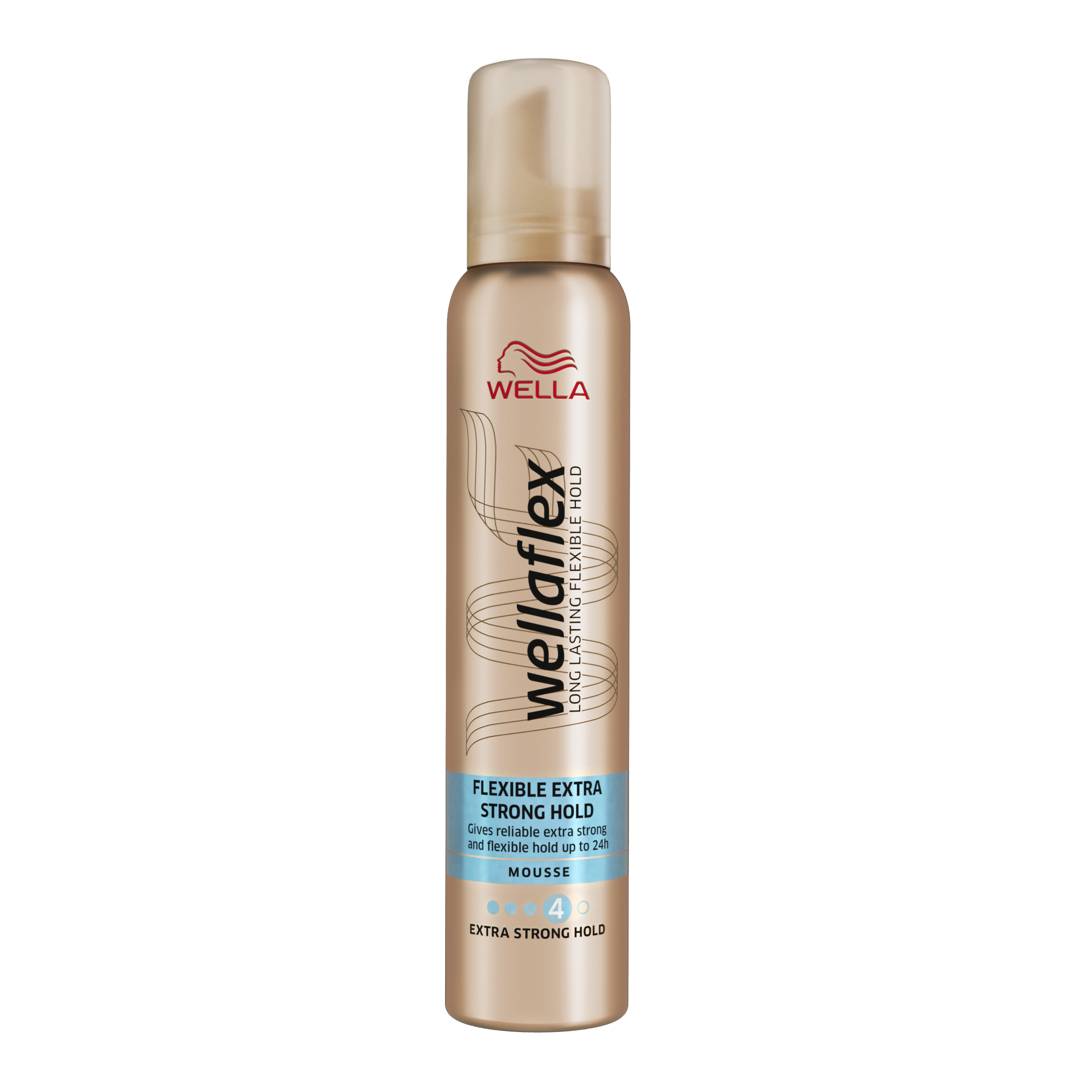 Alternativ bild 1 för Wella Wellaflex Flexible Extra Strong Hold Mousse 200 ml