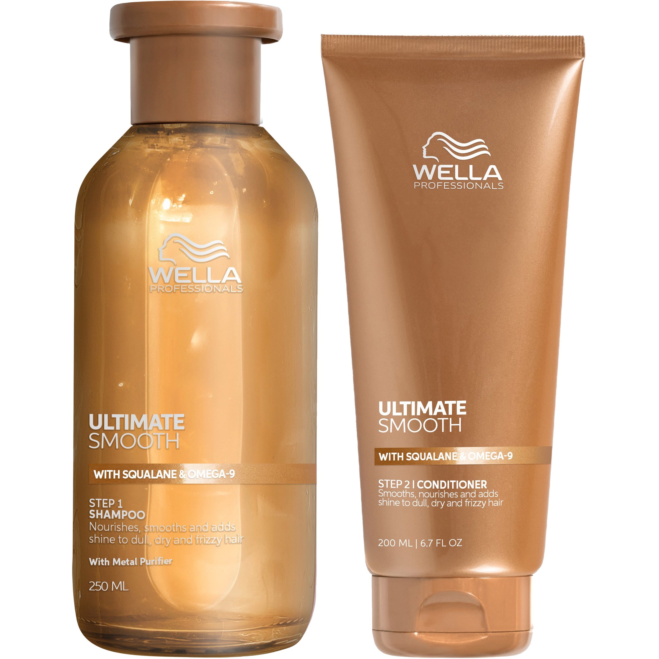 Wella Professionals Ultimate Smooth Shampoo 250 ml & Conditioner
