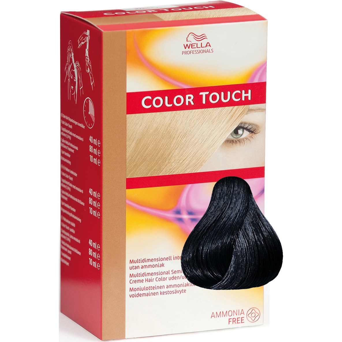 Фото - Фарба для волосся Wella Professionals Color Touch 2/0 Black 