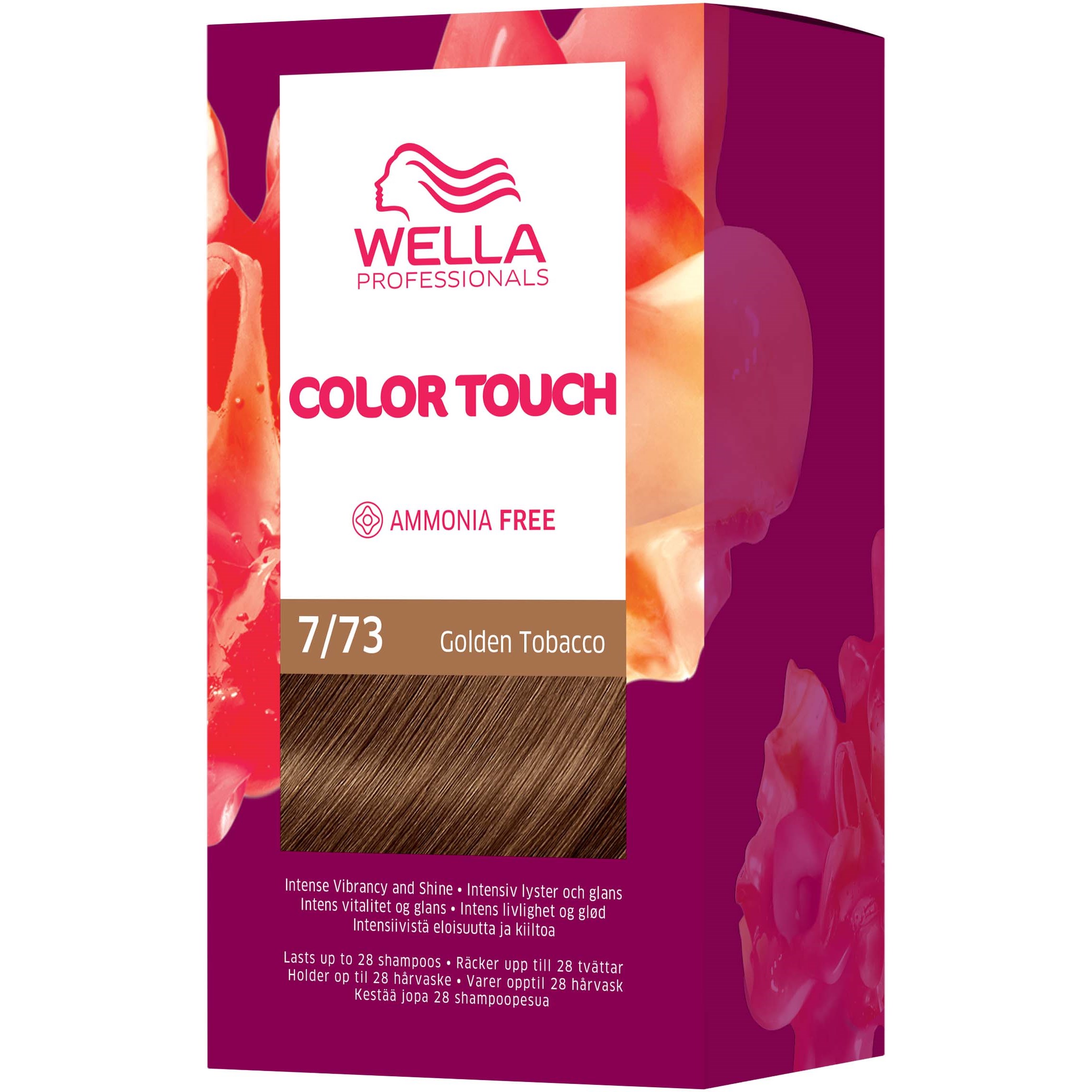 Wella Professionals Color Touch Deep Brown Golden Tobacco 7/73 billede