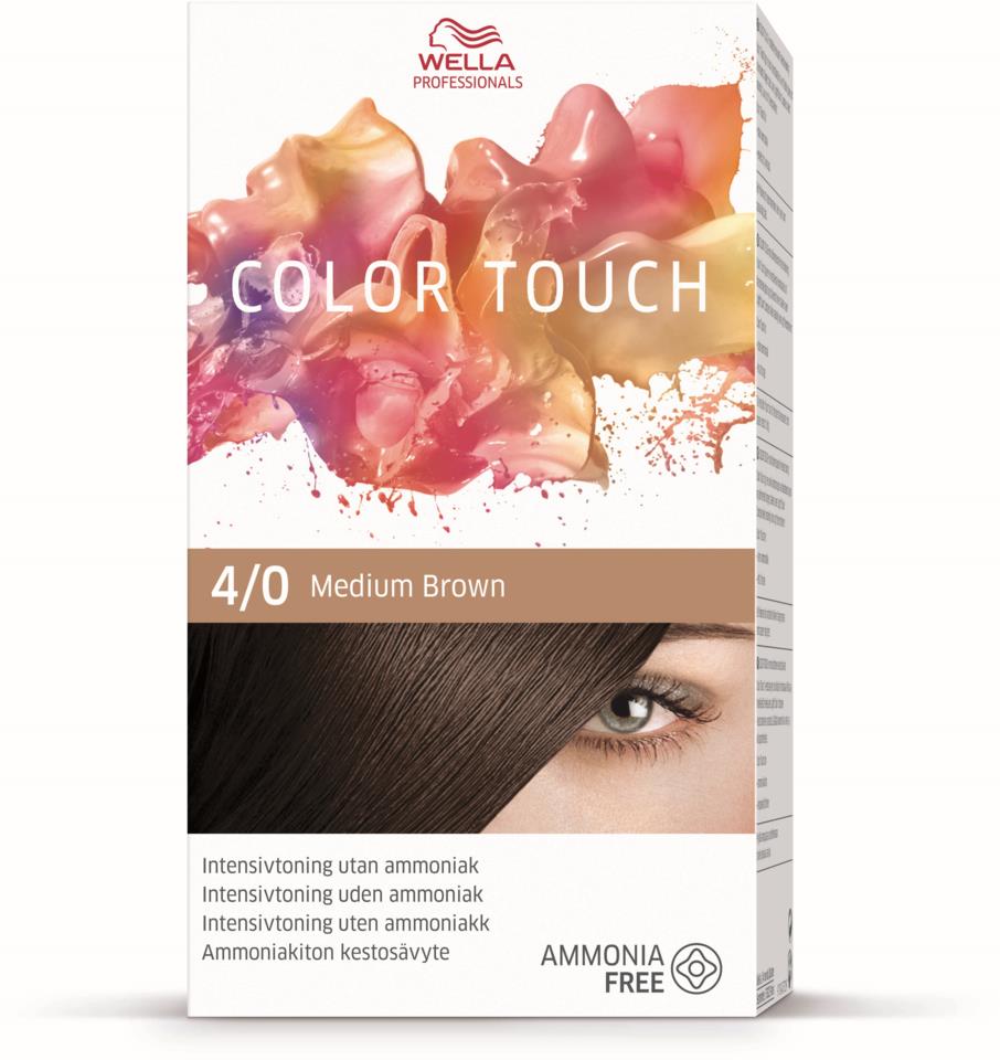 Wella Professionals Color Touch Pure Naturals 4/0 Medium Brown 