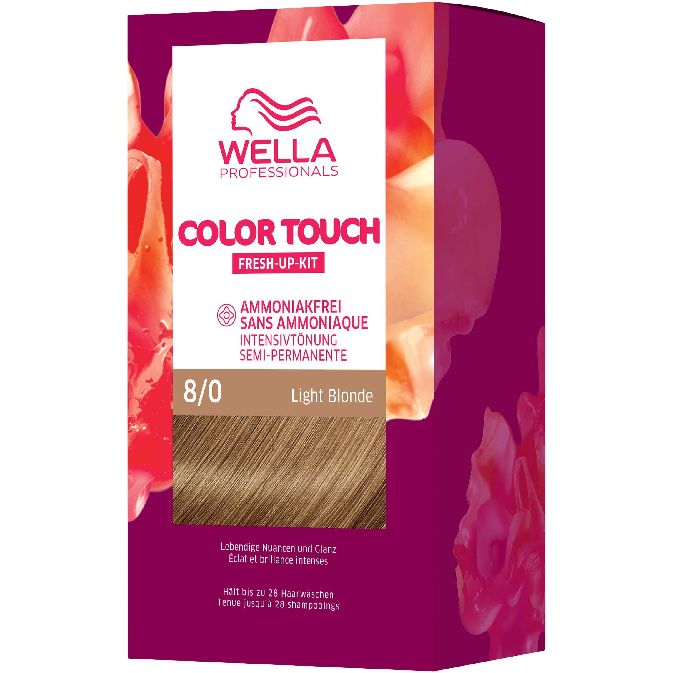 Läs mer om Wella Professionals Color Touch Pure Naturals Light Blonde 8/0