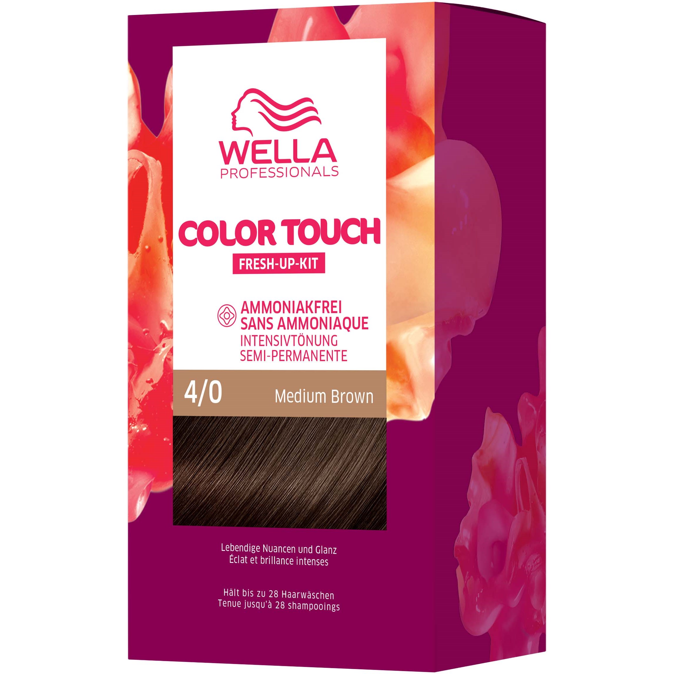 Läs mer om Wella Professionals Color Touch Pure Naturals Medium Brown 4/0