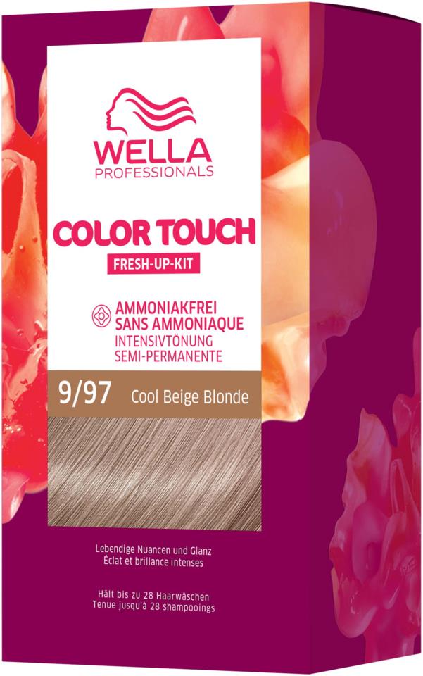 Color Touch Create Wella Professionals Color Touch Rich Natural Cool Beige Blonde 9/97 ...