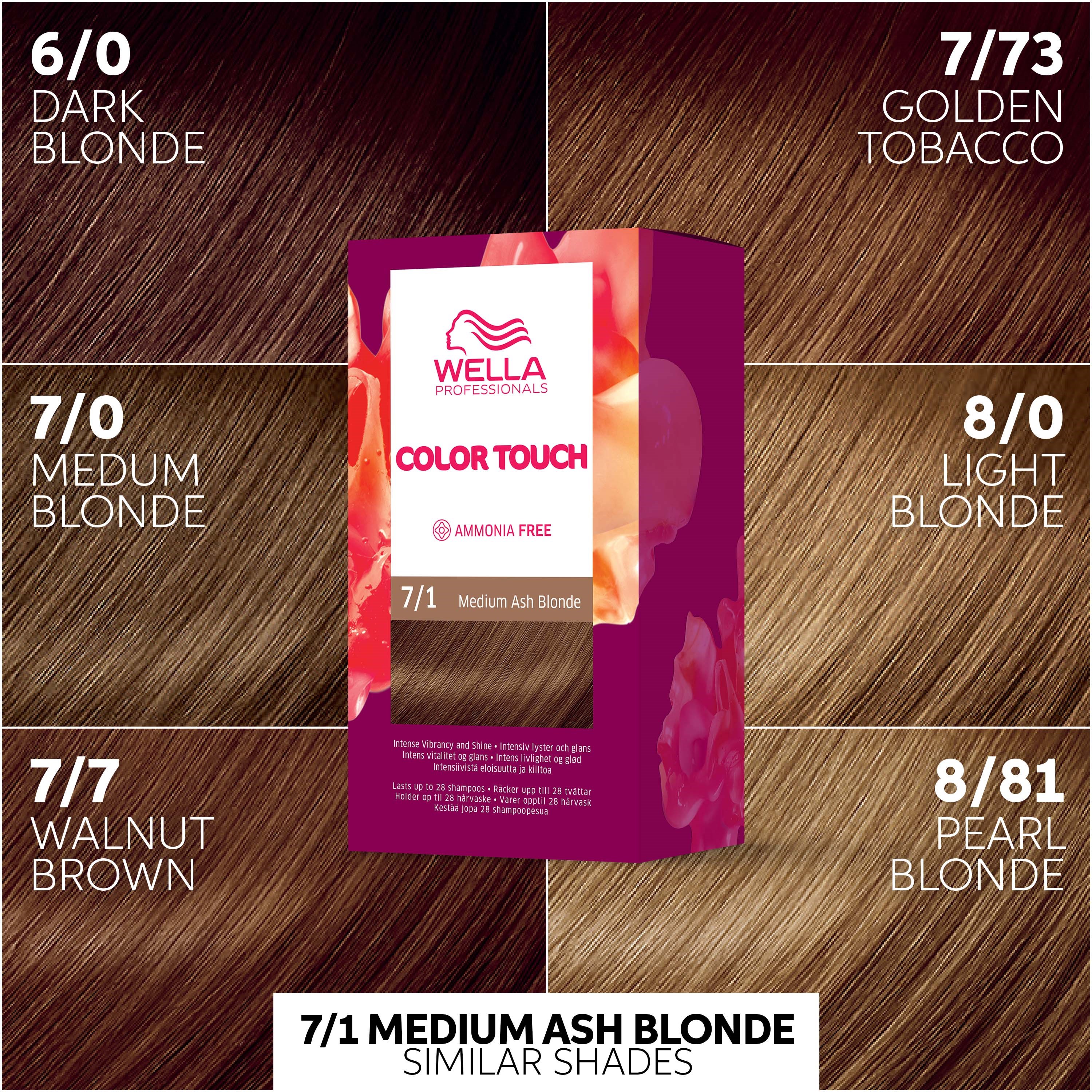 Wella Professionals Color Touch Rich Natural Medium Ash Blonde 7/1 (obrázok 3)