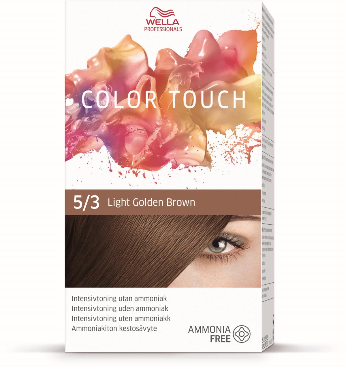 Wella Professionals Color Touch Intensive toning without ammonia 5/3 Light Golden Brown