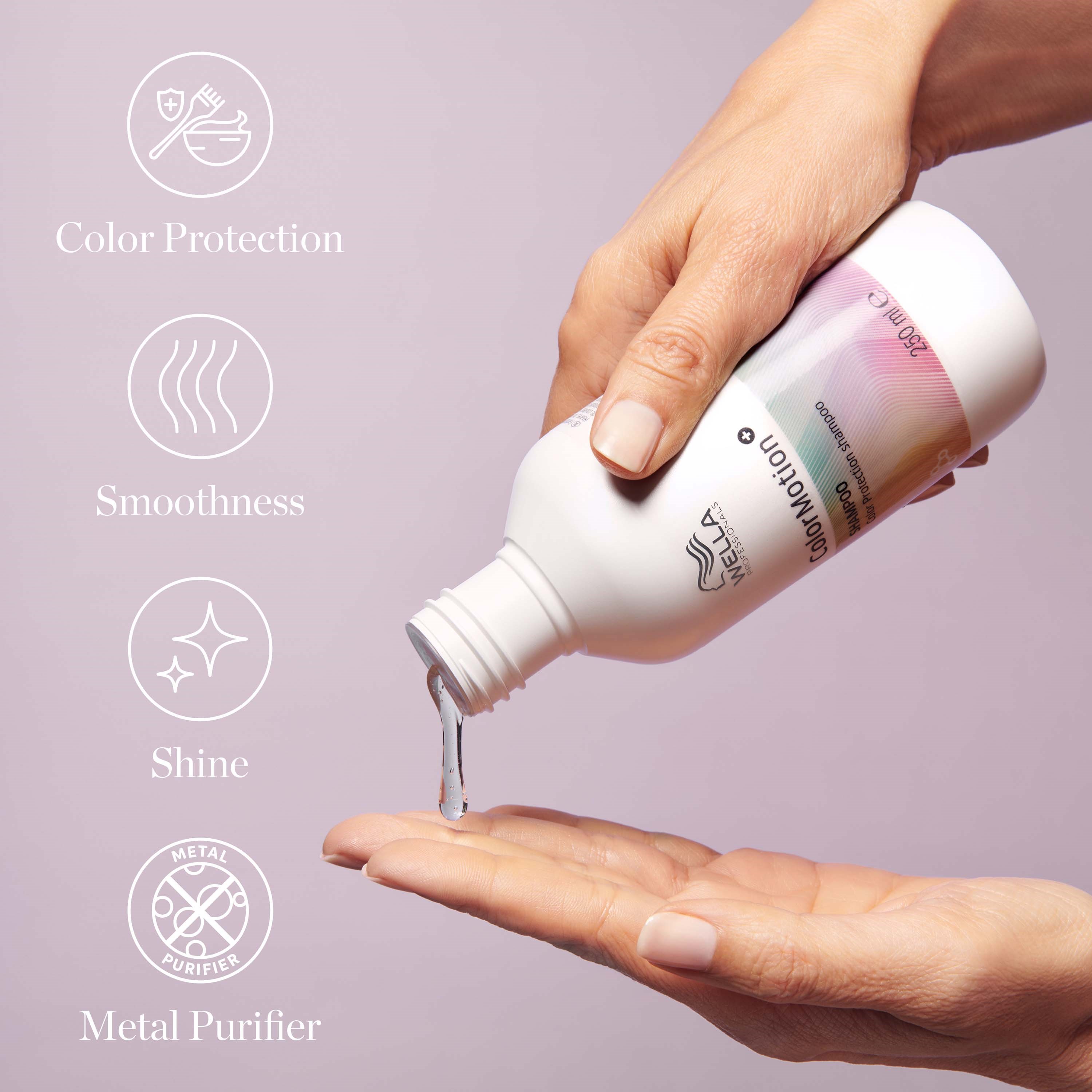 Wella Professionals ColorMotion+ Color Protection Shampoo 250 ml (obrázok 3)