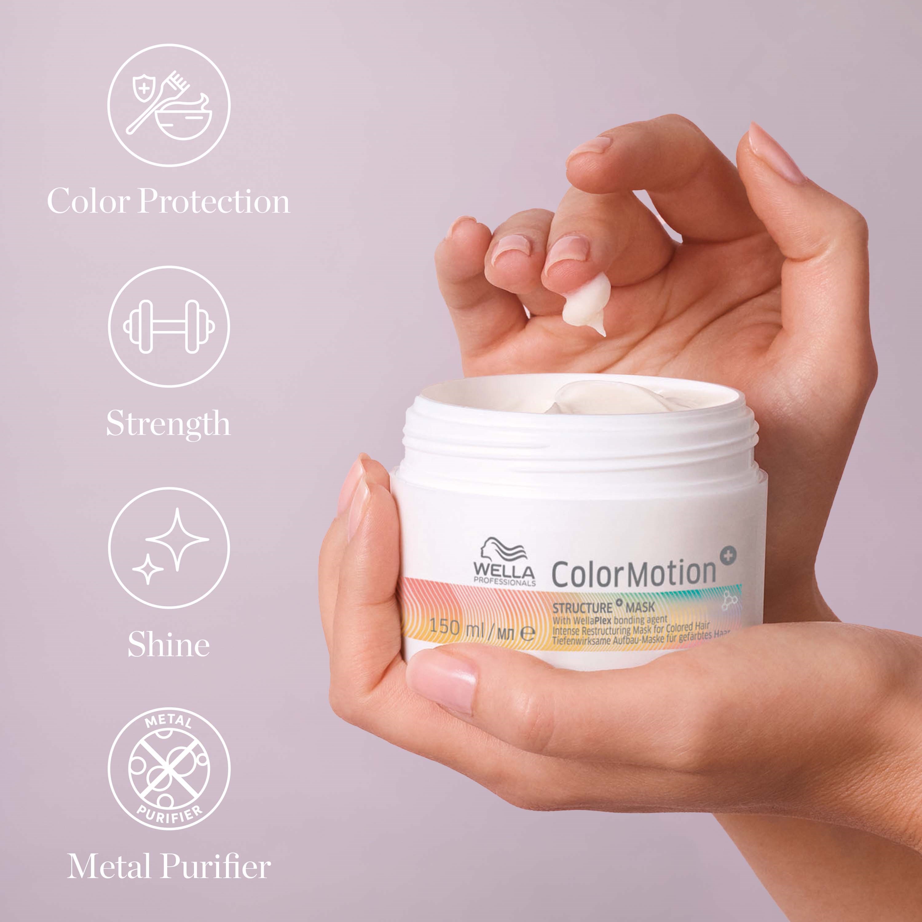 Wella Professionals ColorMotion+ Structure Mask 150 ml (obrázok 3)