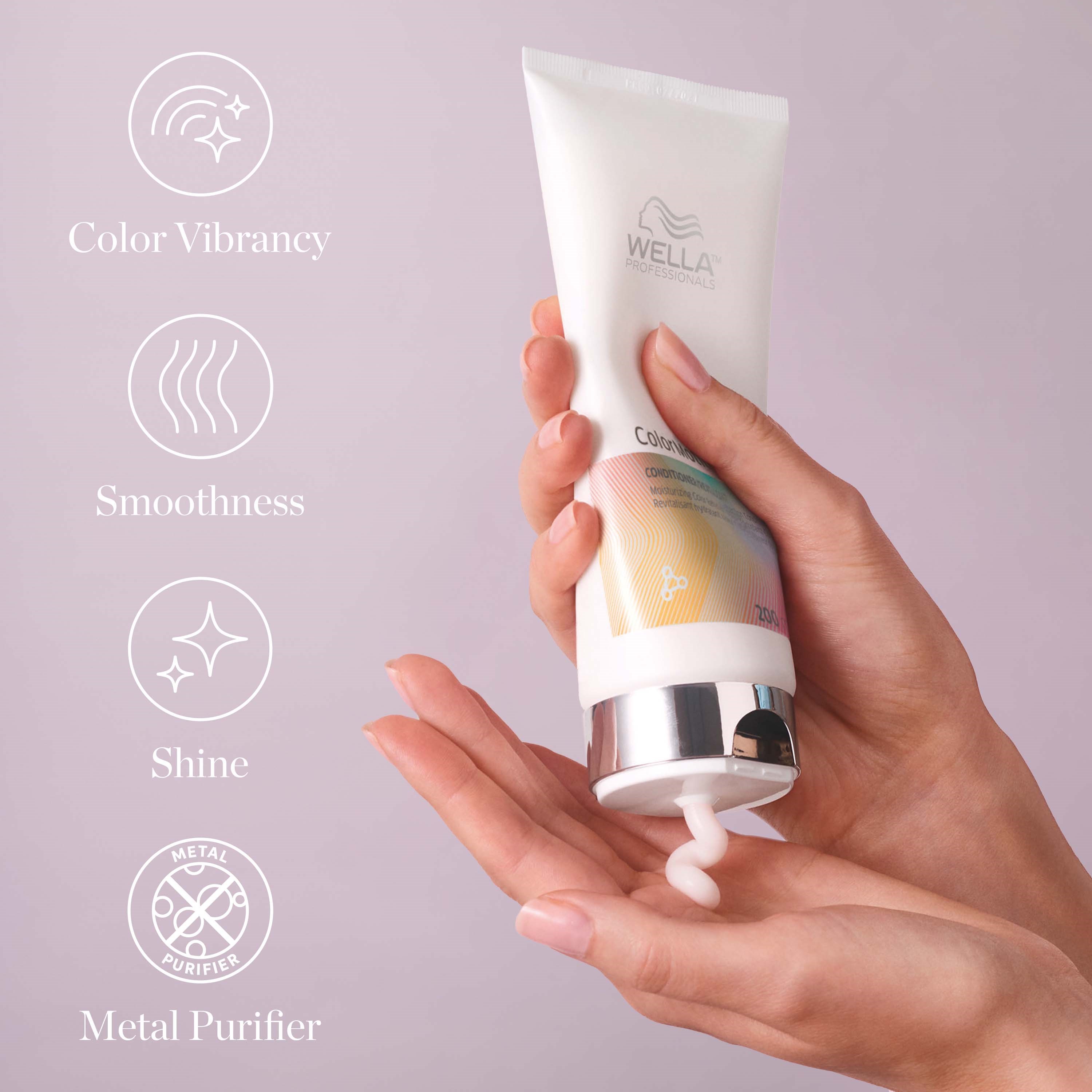 Wella Professionals ColorMotion+ Moisturizing Color Reflection Conditi (obrázok 3)