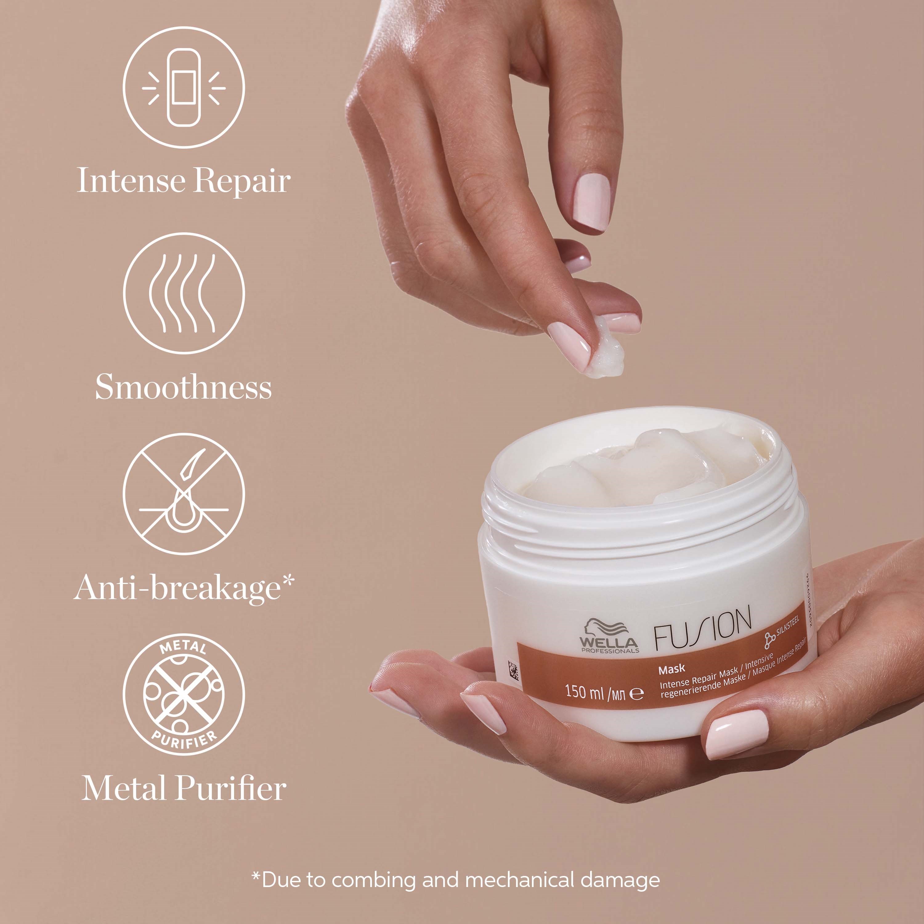 Wella Professionals Fusion Intense Repair Mask 150 ml (obrázok 3)