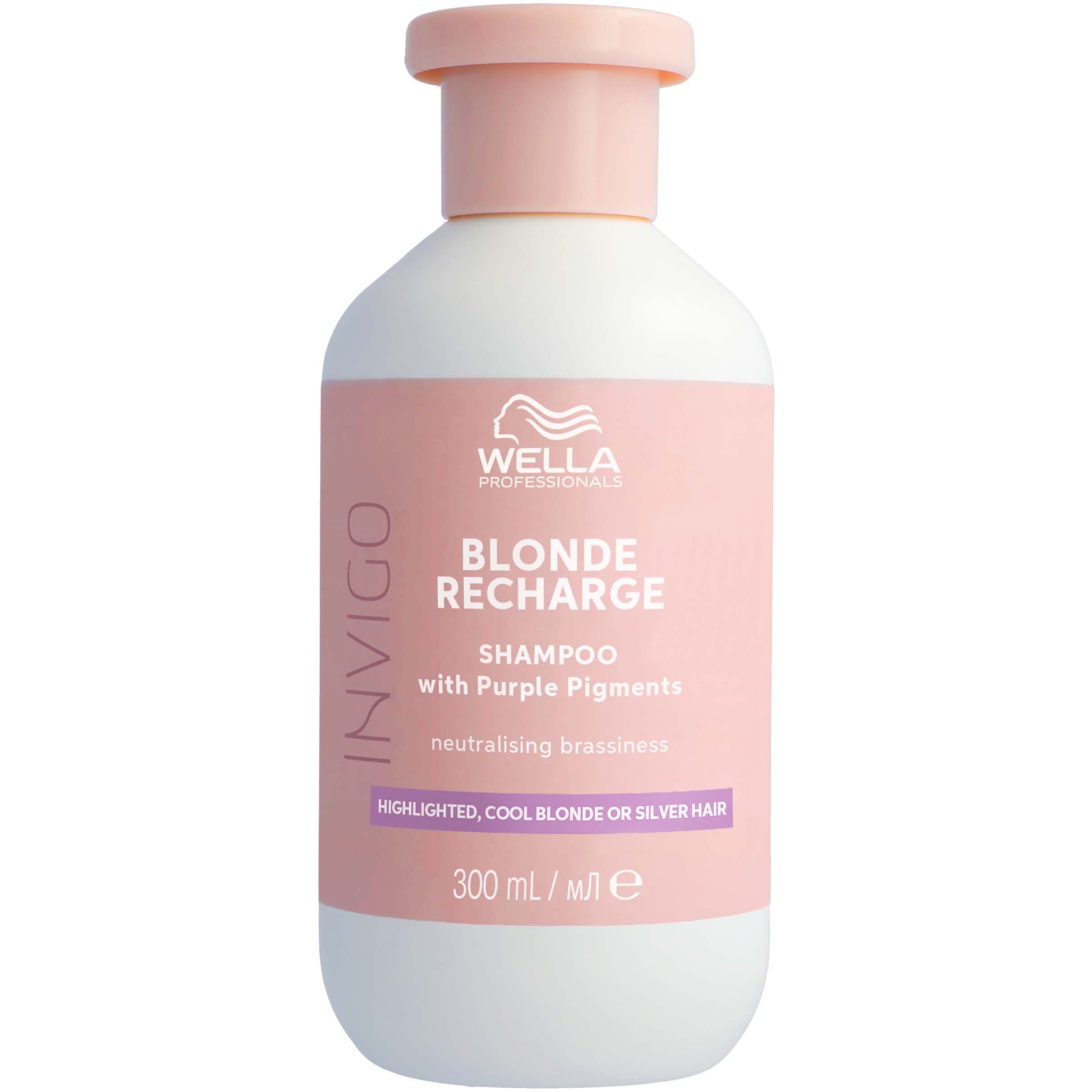 Bilde av Wella Professionals Invigo Blonde Recharge Cool Blonde Shampoo 300 Ml
