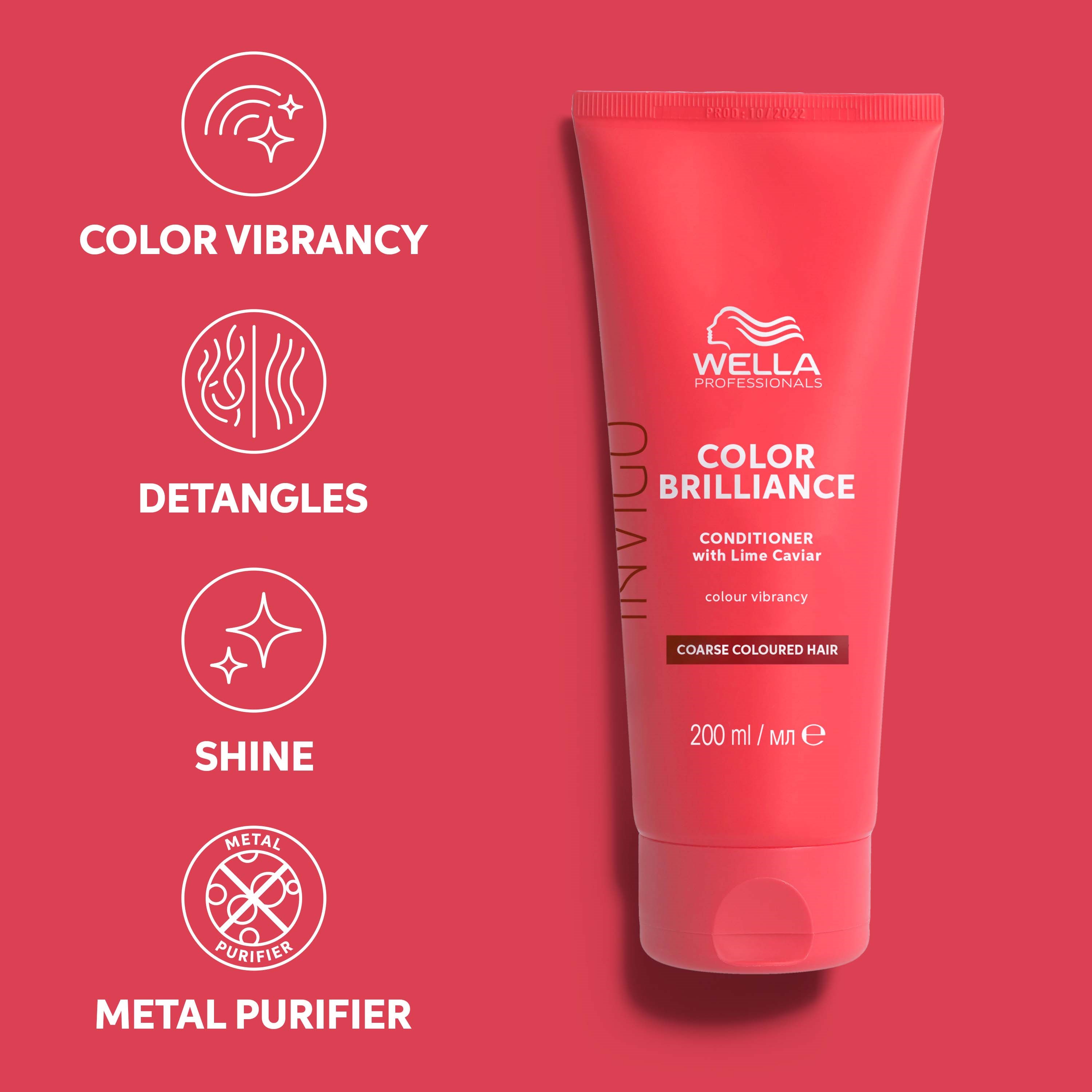 Wella Professionals Invigo Color Brilliance Conditioner Coarse Hair 20 (obrázok 3)