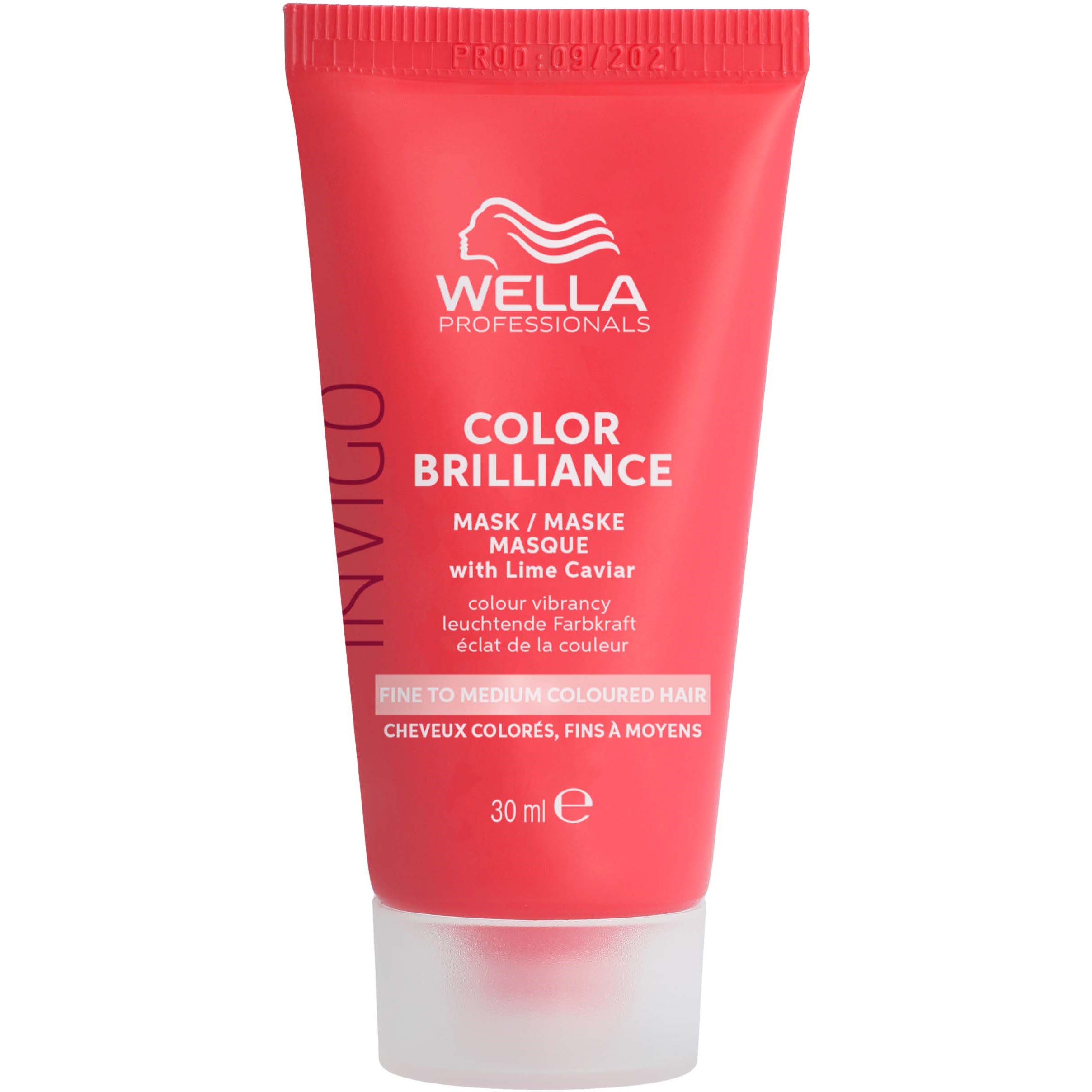 Bilde av Wella Professionals Invigo Color Brilliance Mask Fine Hair 30 Ml