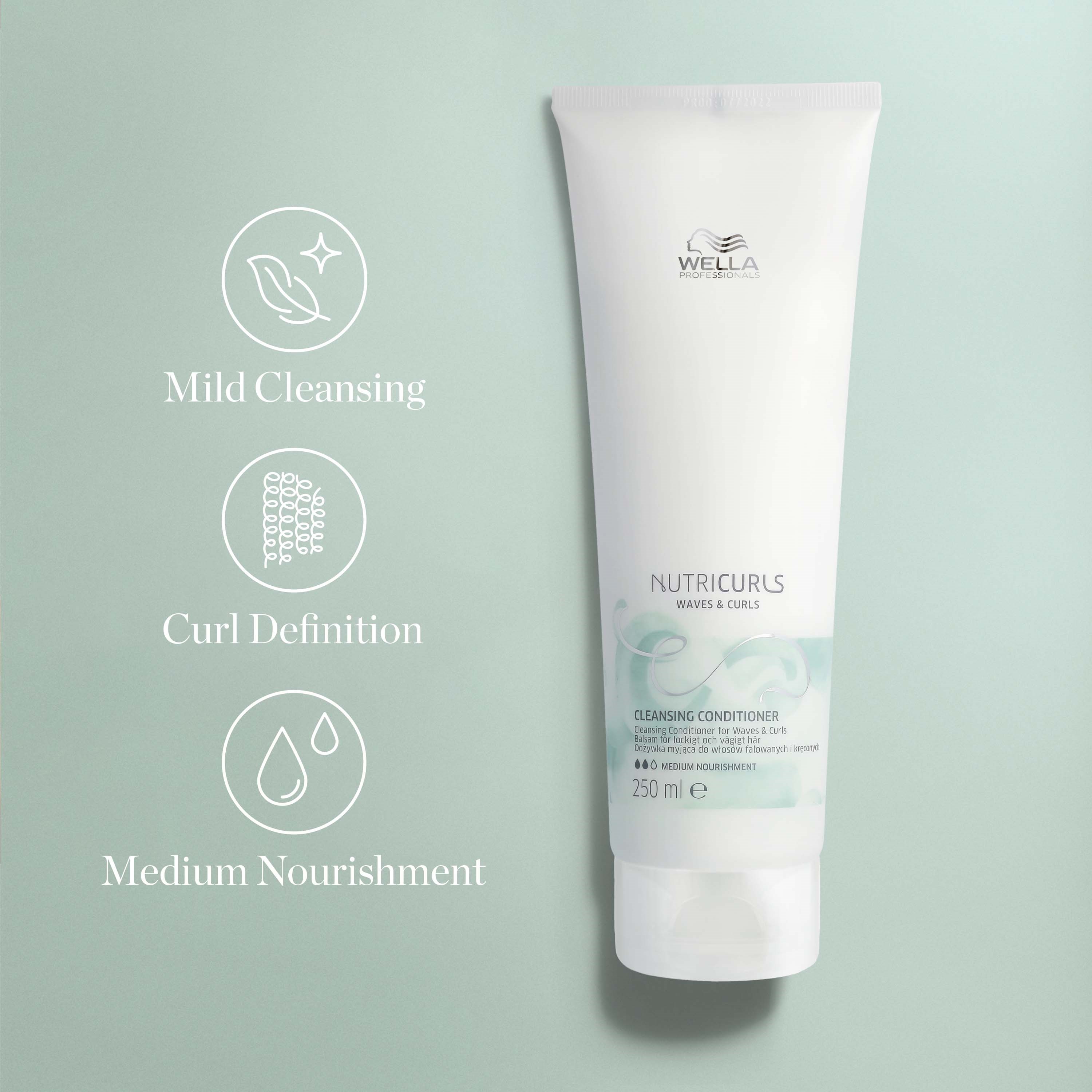 Wella Professionals Nutricurls Cleansing Conditioner 250 ml (obrázok 3)
