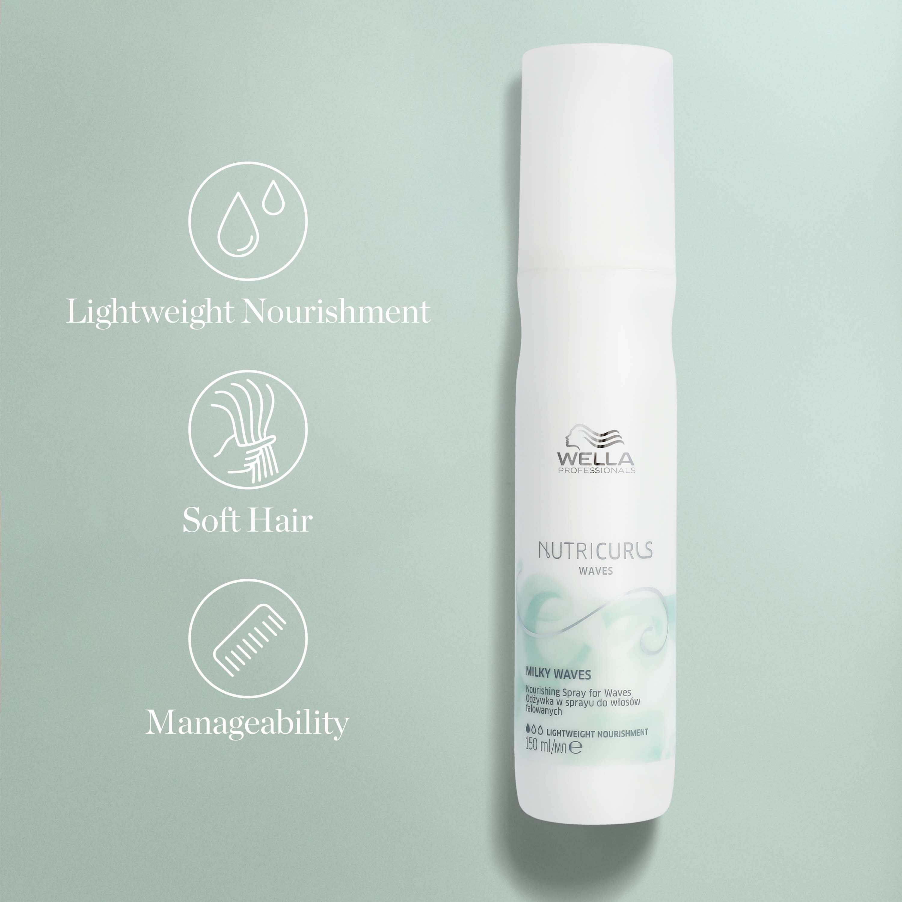 Wella Professionals Nutricurls Milky Waves 150 ml (obrázok 3)