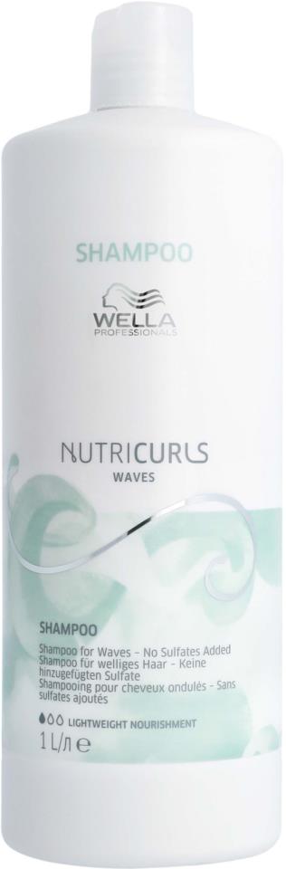 Wella Professionals Nutricurls Shampoo Waves 1000 ml