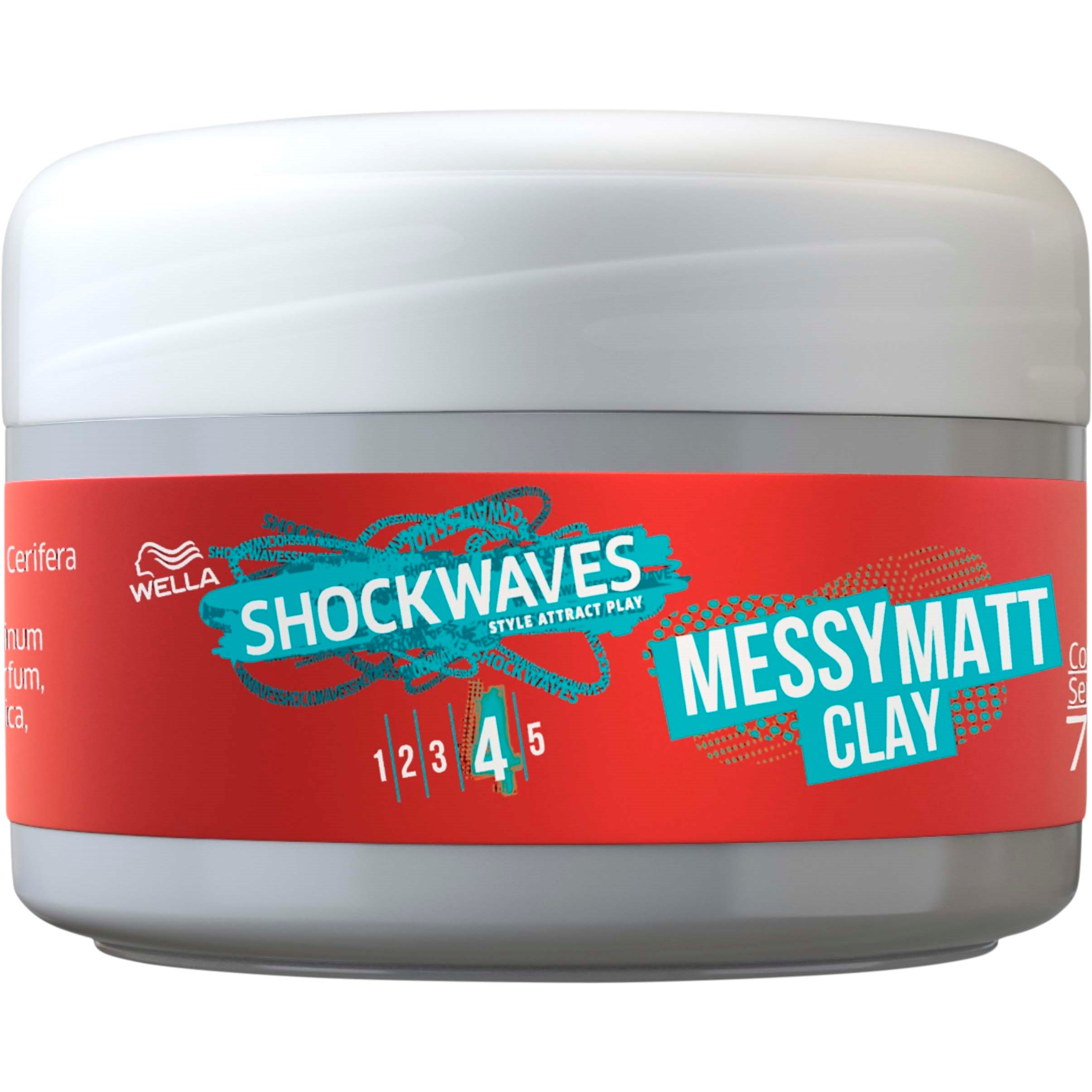 Wella Styling Wella Shockwaves Ultra Effective Go Mate Clay Wax 7 billede
