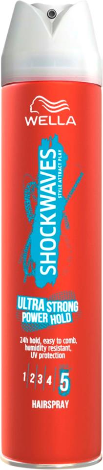 Wella Shockwaves Ultra Strong Hold Hair Spray 250 ml