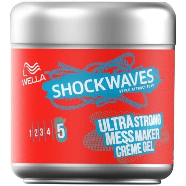 Wella Styling Wella Shockwaves Ultra Strong Mess Constructor Crem