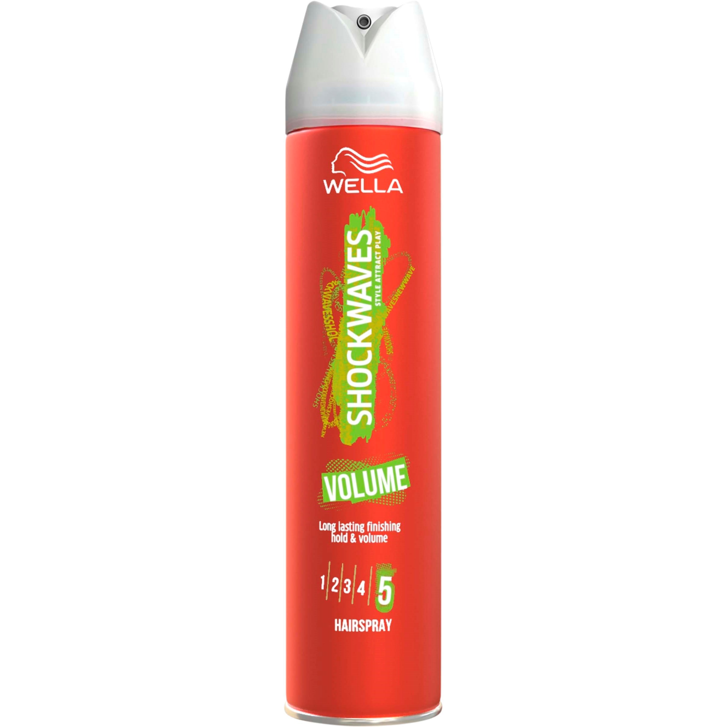 Bilde av Wella Styling Wella Shockwaves Volume Hairspray 250 Ml