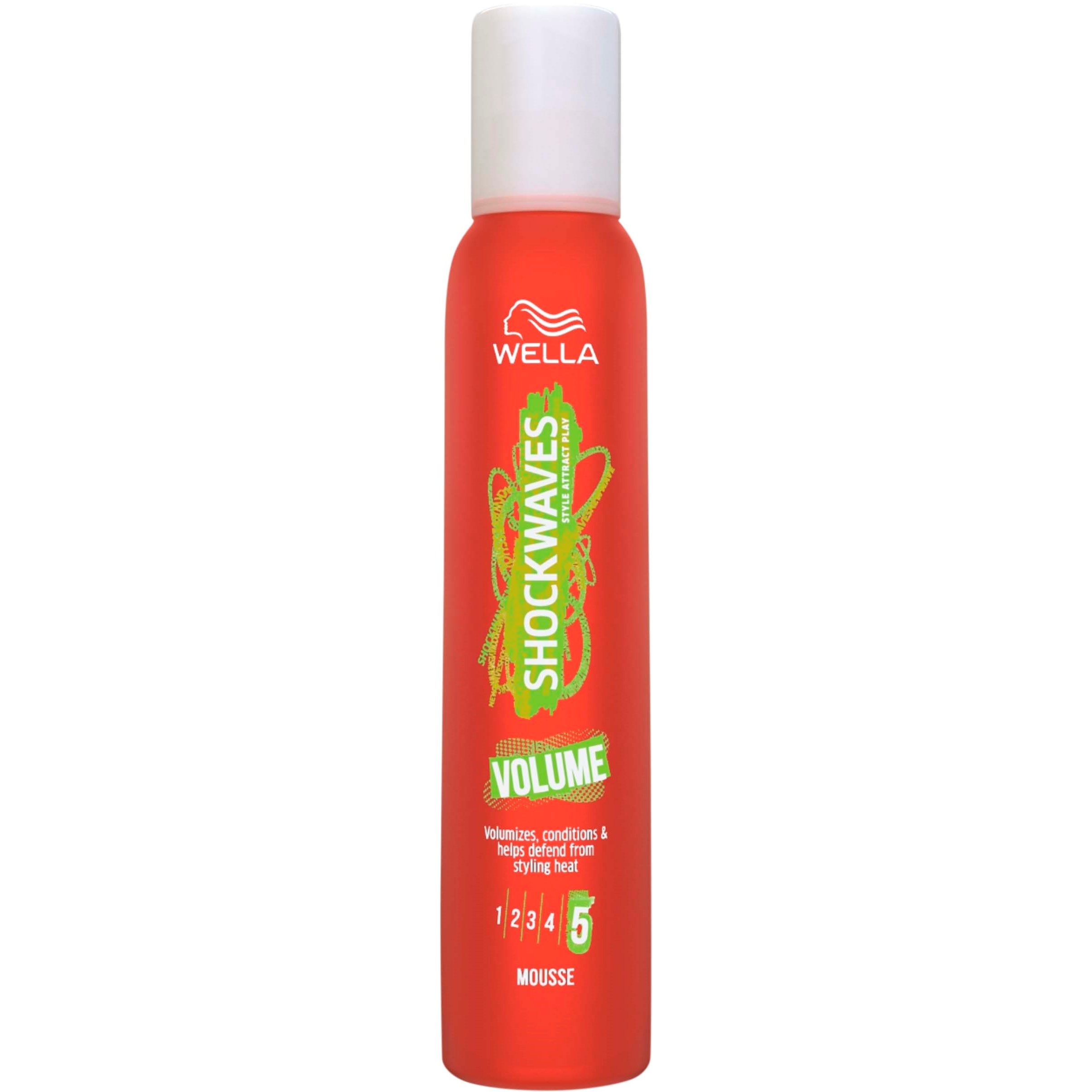 Wella Styling Wella Shockwaves Volume Mousse 200 ml billede